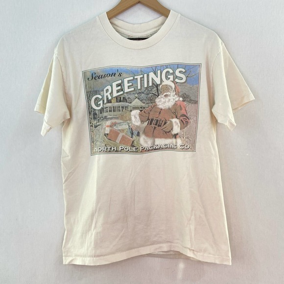 Vintage Other - Vintage Single Stitch Santa's North Pole Package Co. Graphic Tee
